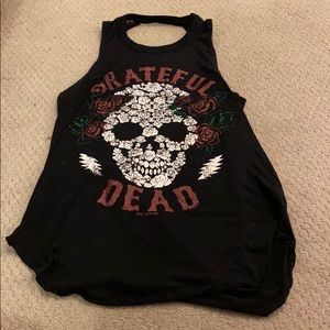 Grateful dead open back Chaser tank top